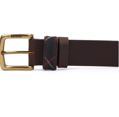 Barbour Esk Leather Belt Brown