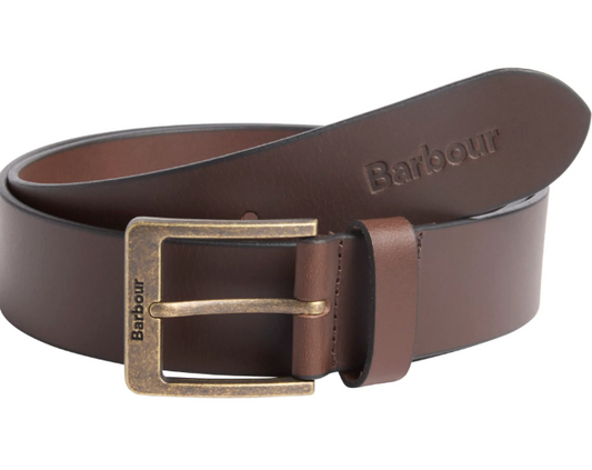 Barbour Ayre Leather Belt Brown