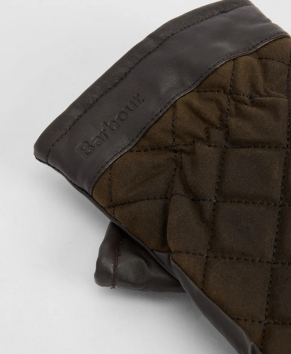 Barbour Dalegarth Gloves Olive / Brown