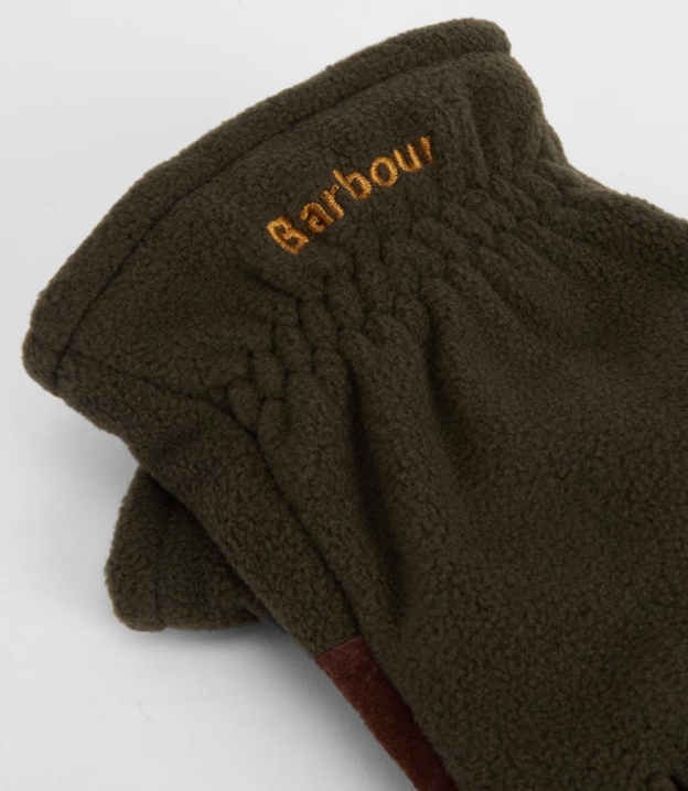Barbour Coalford Fleece Gloves New Olive