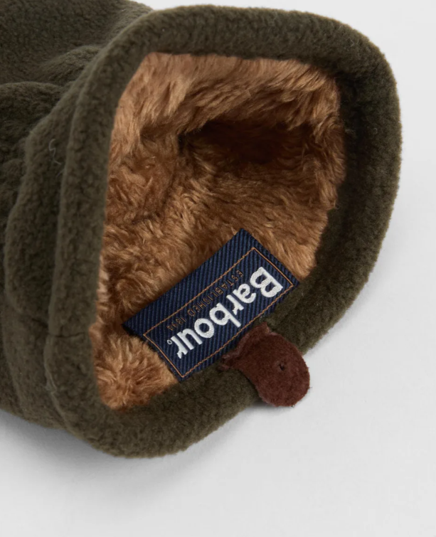 Barbour Coalford Fleece Gloves New Olive
