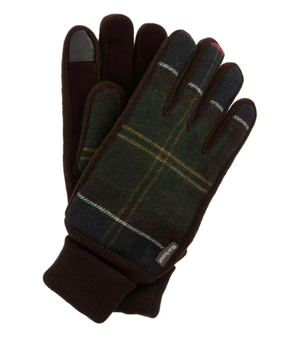 Barbour Hackney Tartan Gloves Classic Tartan