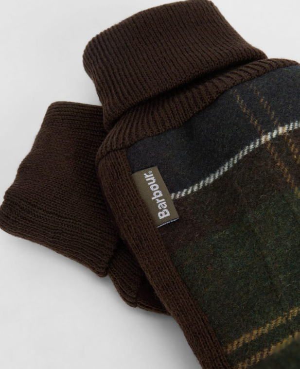 Barbour Hackney Tartan Gloves Classic Tartan