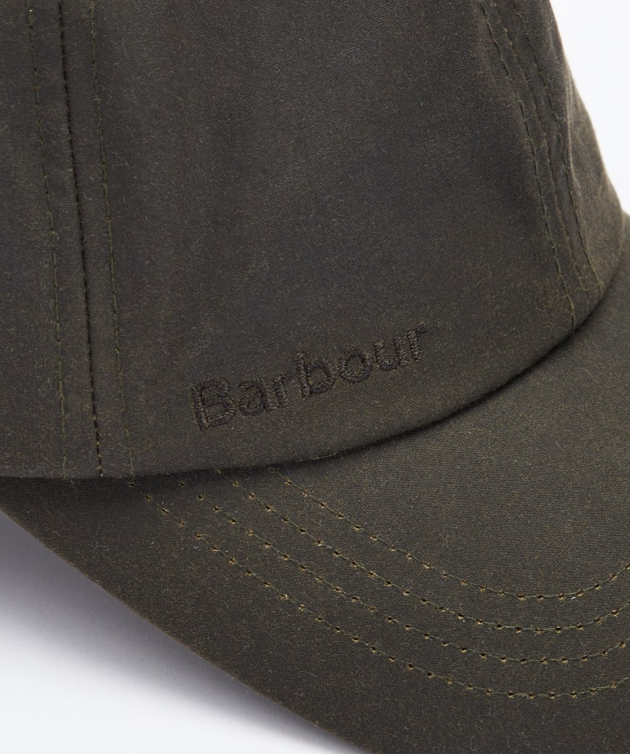 Barbour Waxed Sports Cap Olive