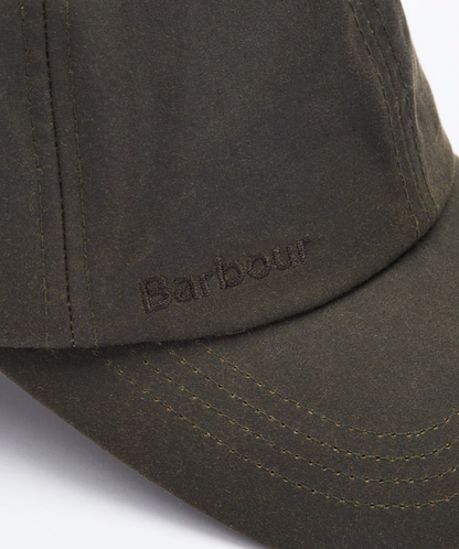 Barbour Waxed Sports Cap Olive