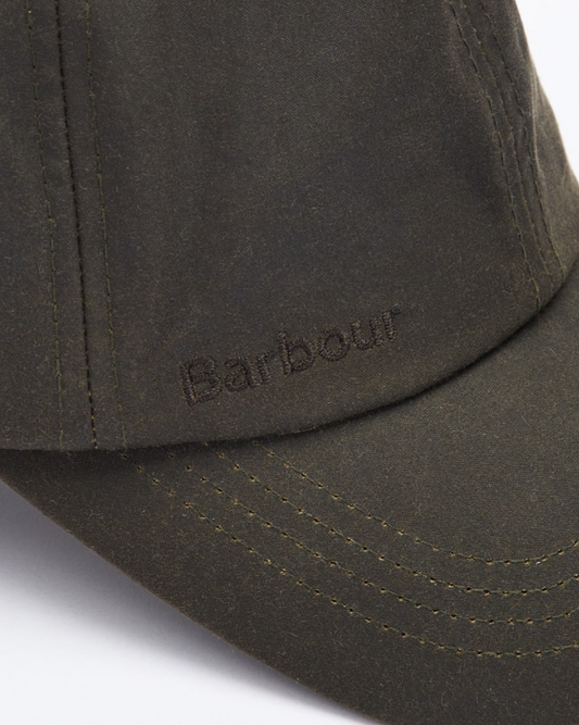 Barbour Waxed Sports Cap Olive