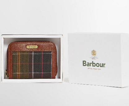 Barbour Mini Daphne Tartan Purse Classic / Brown