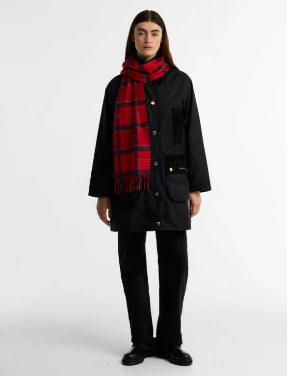 Barbour Tartan Scarf Cardinal Tartan