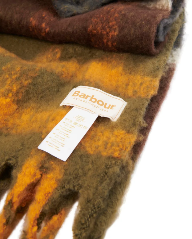 Barbour Isla Tartan Boucle Scarf Classic Tartan