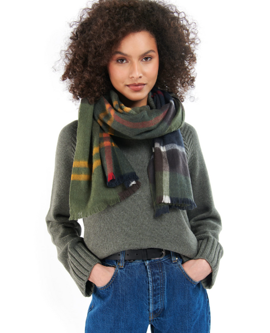 Barbour Rosefield Tartan Scarf Classic Tartan