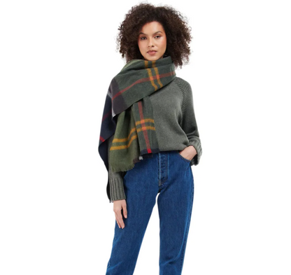Barbour Rosefield Tartan Scarf Classic Tartan