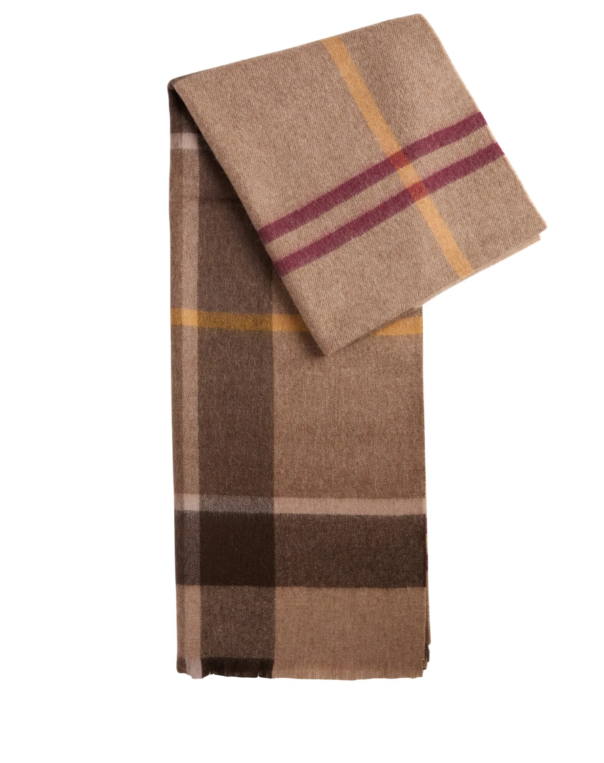 Barbour Rosefield Tartan Scarf Muted Tartan