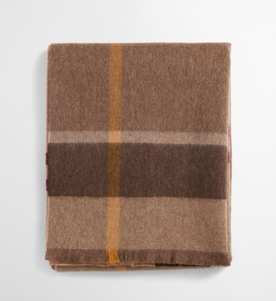 Barbour Rosefield Tartan Scarf Muted Tartan