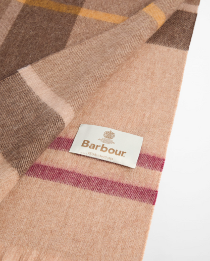 Barbour Rosefield Tartan Scarf Muted Tartan