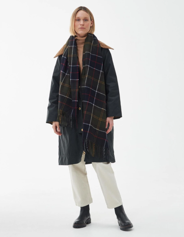 Barbour Hailes Tartan Scarf Classic Tartan