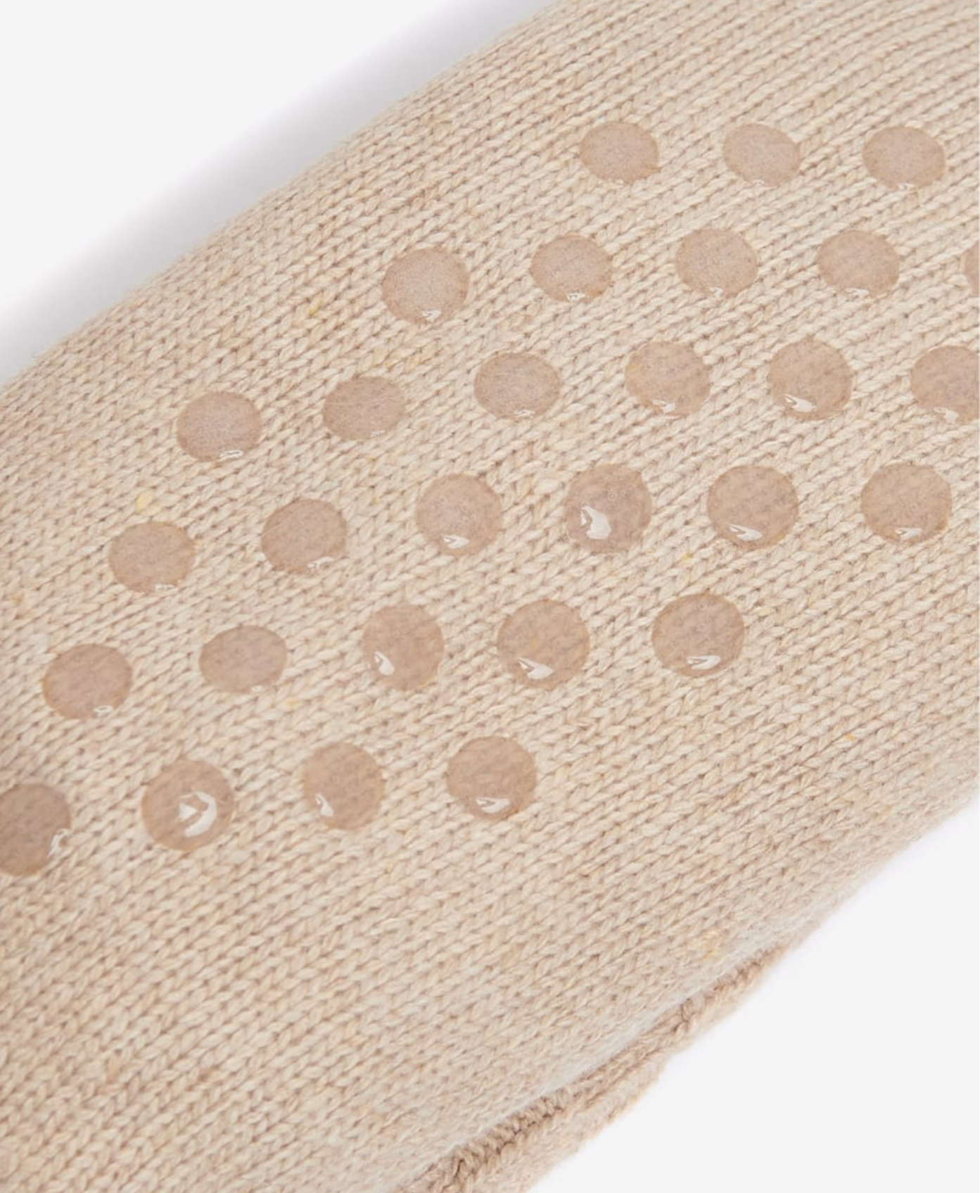 Barbour Cable Knit Lounge Socks Oatmeal