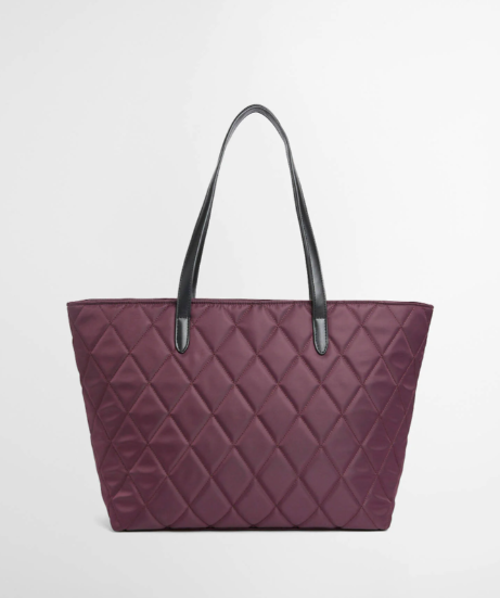 Barbour Quilted Tote Bag Fig