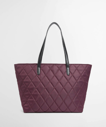 Barbour Quilted Tote Bag Fig