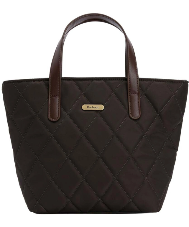 Barbour Mini Quilted Tote Bag Olive