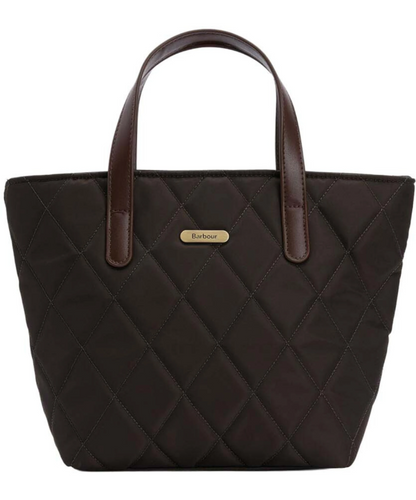 Barbour Mini Quilted Tote Bag Olive