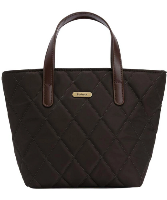 Barbour Mini Quilted Tote Bag Olive