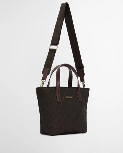 Barbour Mini Quilted Tote Bag Olive