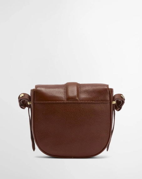 Barbour Elm Leather Crossbody Bag Brown