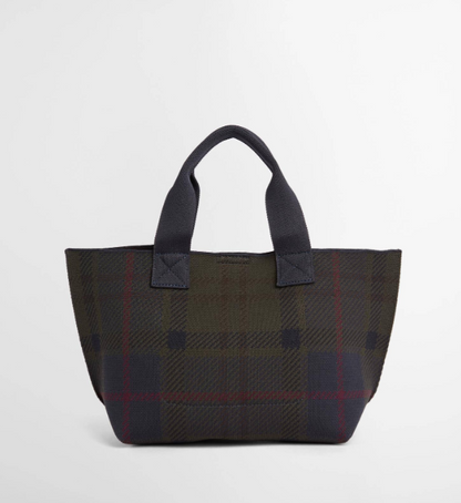 Barbour Layla Tartan Mini Tote Bag Shadow Classic Tartan