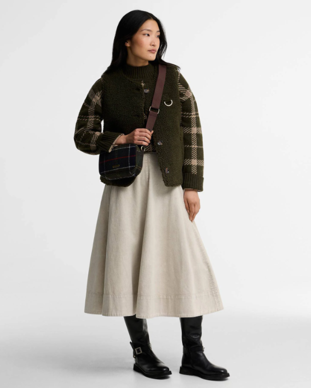 Barbour Contine Tartan Mini Crossbody Bag Classic Tartan