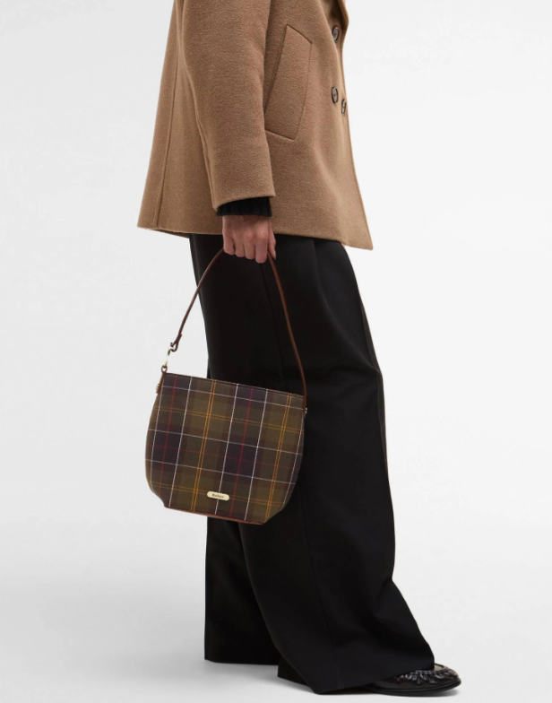 Barbour Cedar Tartan Bucket Bag