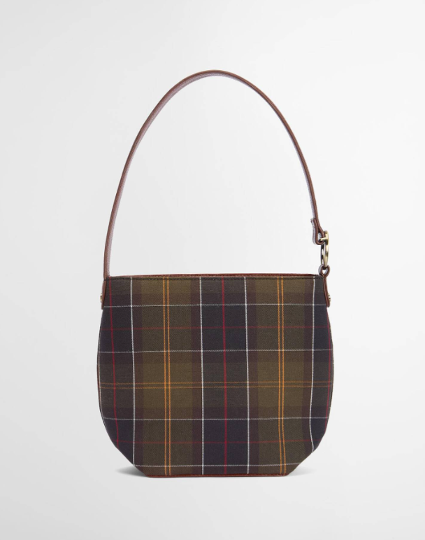 Barbour Cedar Tartan Bucket Bag