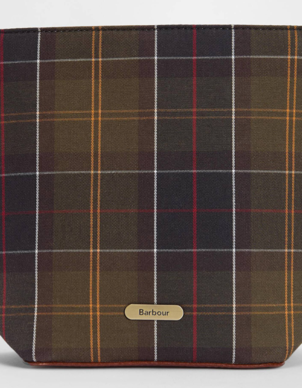 Barbour Cedar Tartan Bucket Bag