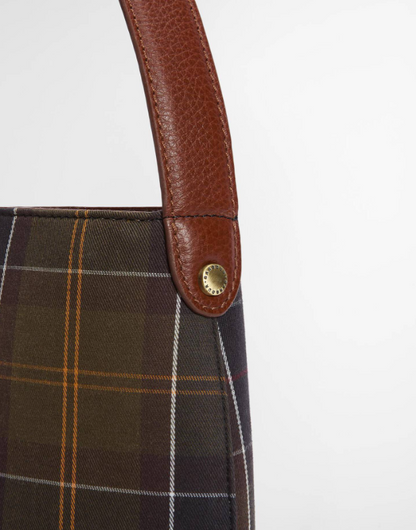 Barbour Cedar Tartan Bucket Bag