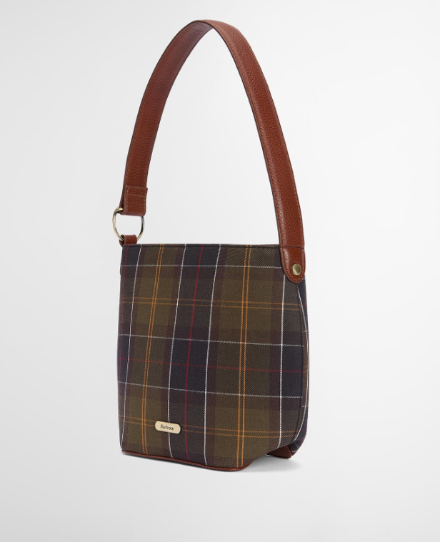 Barbour Cedar Tartan Bucket Bag