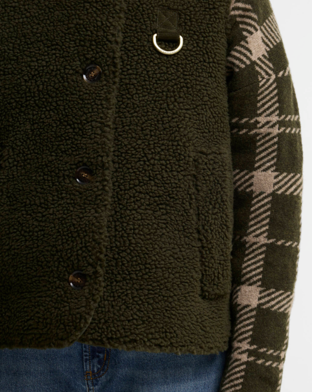 Barbour Bowes Fleece Gilet Olive