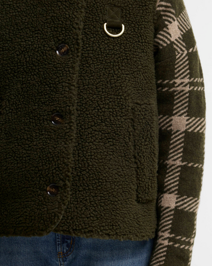 Barbour Bowes Fleece Gilet Olive