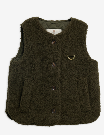 Barbour Bowes Fleece Gilet Olive
