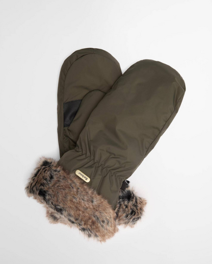 Barbour Primrose Mitts Forest
