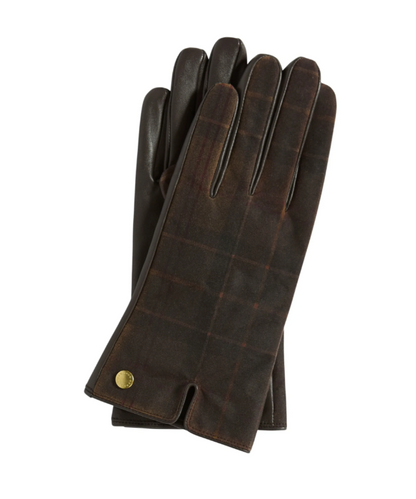 Barbour Scarlet Tartan Gloves Muted Tartan