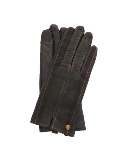 Barbour Scarlet Tartan Gloves Muted Tartan