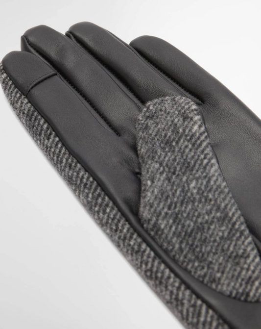 Barbour Bothal Gloves Charcoal Grey