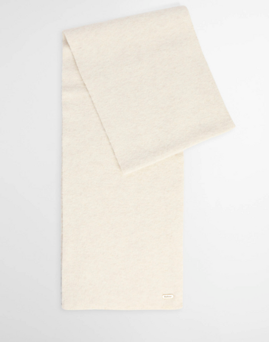 Barbour Winona Beanie & Scarf Gift Set Eggshell