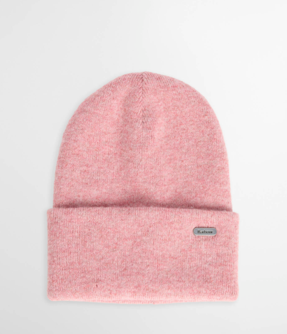 Barbour Winona Beanie & Scarf Gift Set Pink