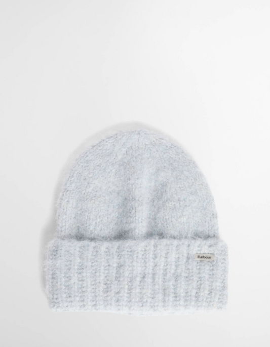 Barbour Emmie Beanie & Scarf Gift Set Soft Blue