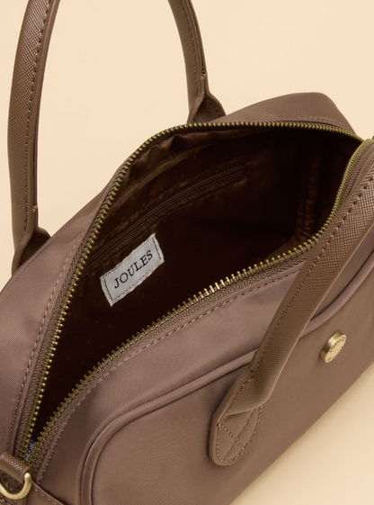 Joules Edie East West Zip Crossbody Bag Mocha