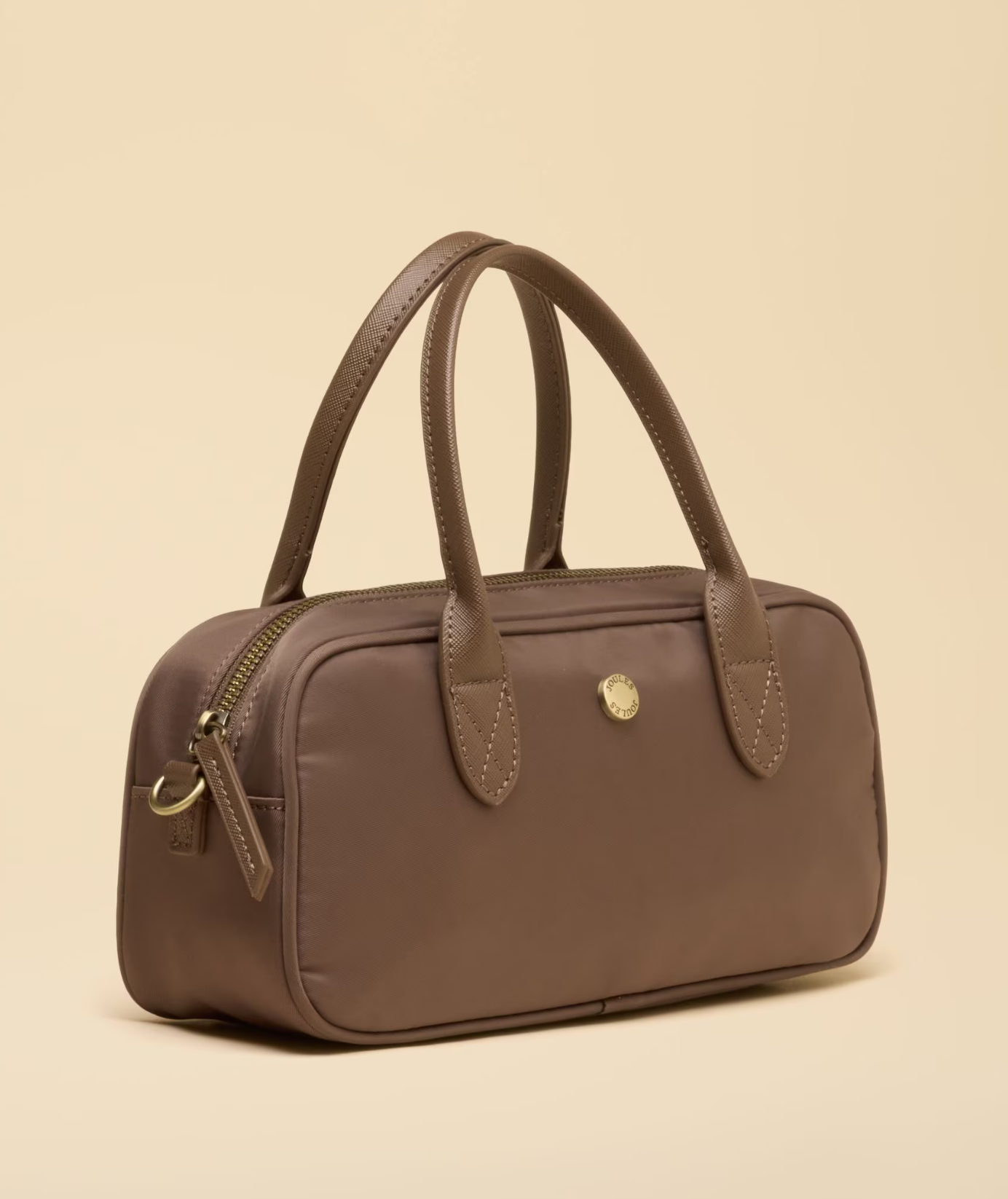 Joules Edie East West Zip Crossbody Bag Mocha