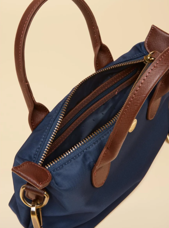Joules Edie Mini Crossbody Handbag Navy