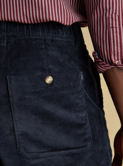 Joules Relaxed Fit Cotton-Rich Cord Trousers Navy