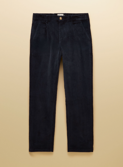 Joules Relaxed Fit Cotton-Rich Cord Trousers Navy