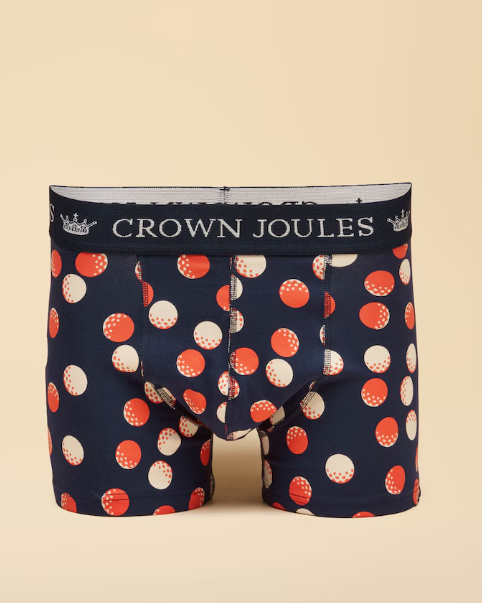 Joules Crown Joules Best By Par Themed Boxer Shorts - 2 Pack